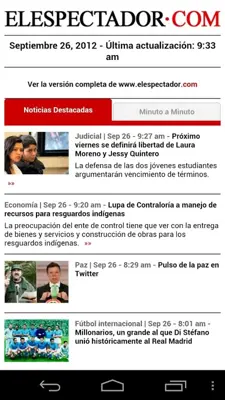 ElEspectadorNoOficial android App screenshot 4